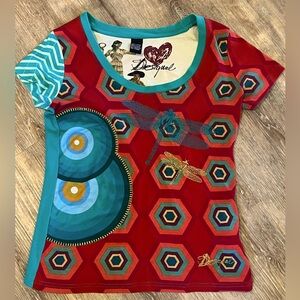Desigual Short Sleeve Top 🦜